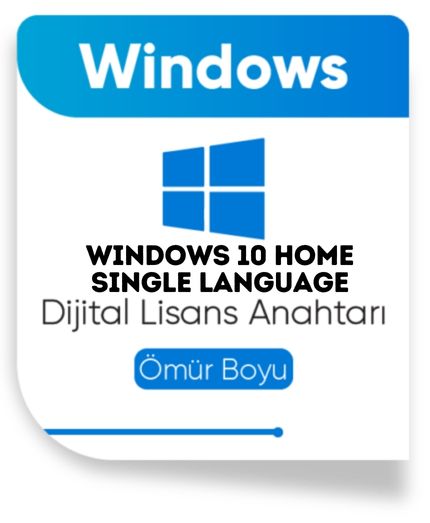 Windows 10 Home Single Language Dijital Lisans Key OEM (Anında Teslimat)