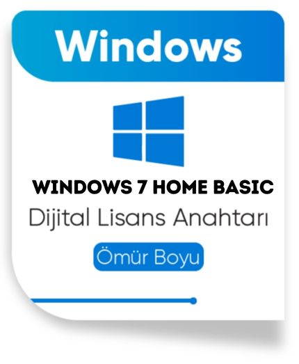 Windows 7 Home Basic Dijital Lisans Key OEM (Anında Teslimat)